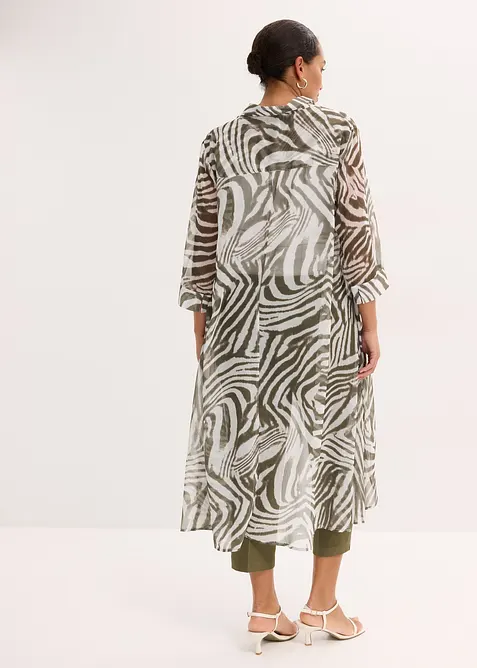 Chemisier long en crêpe, bonprix