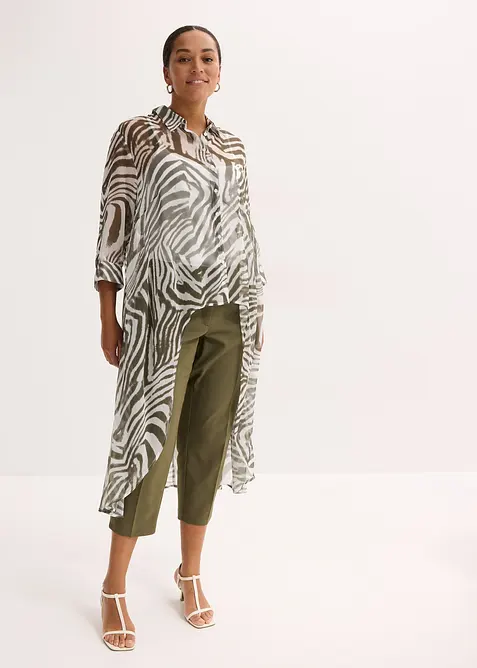 Chemisier long en crêpe, bonprix