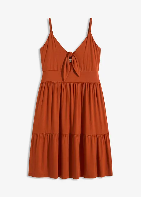 Trägerkleid mit Knotendetail, bonprix