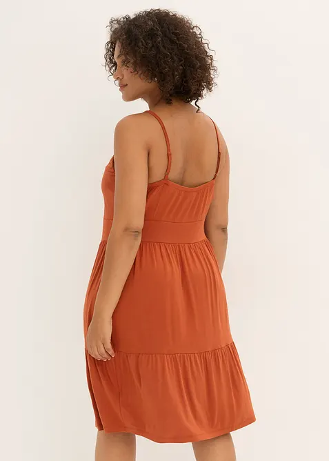 Tr&auml;gerkleid mit Knotendetail, bonprix