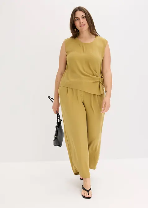 Blouse sans manches nouée sur le côté, bonprix