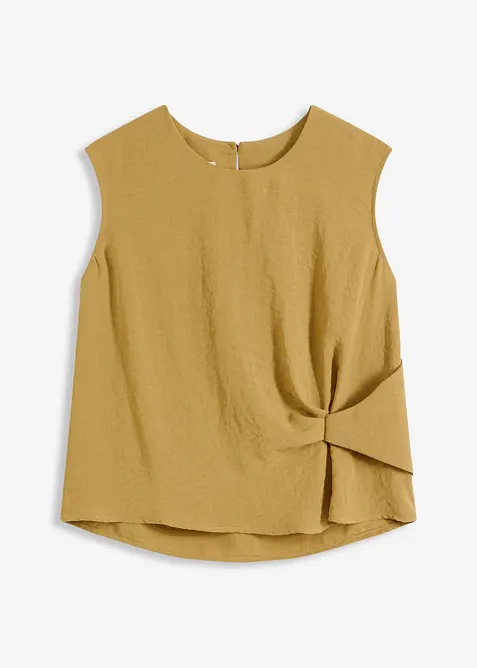 Blouse sans manches nouée sur le côté, bonprix