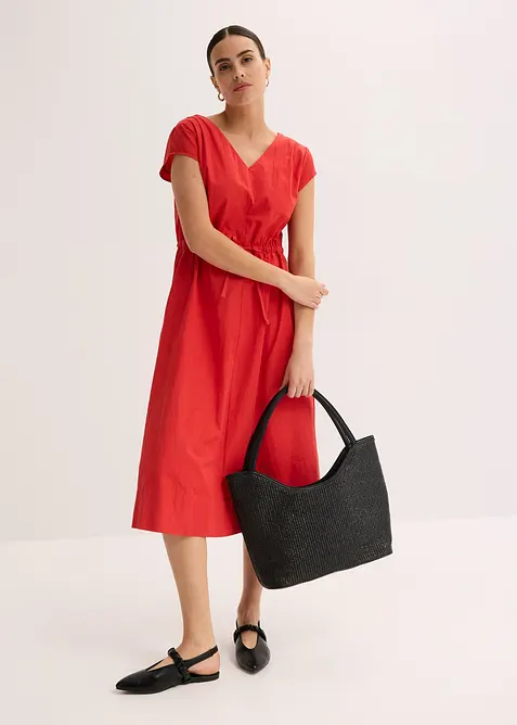 Robe en popeline de coton, bonprix