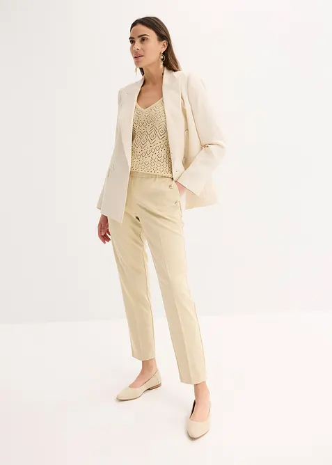 Top en maille ajourée, bonprix