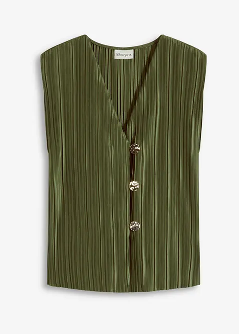 Top mit Plissee, bonprix