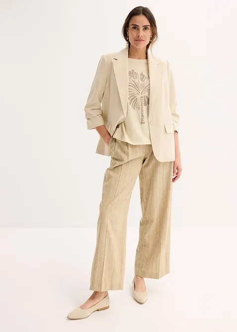 Shirt aus Baumwolle mit Nietenapplikation, bonprix