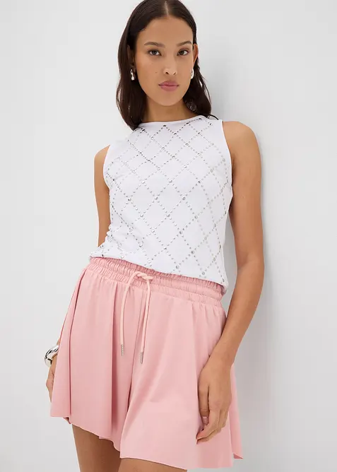 Schlupf-Shorts im Tennis-Look, bonprix