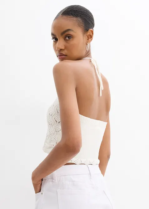 Top dos nu en maille, bonprix