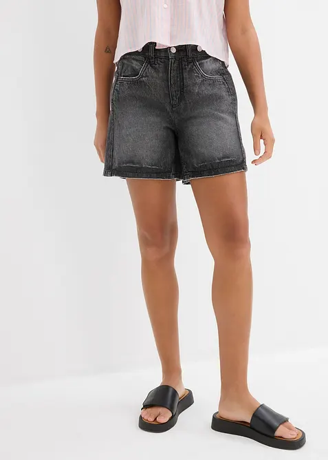 Jeans-Shorts Mid Waist, Low Stretch, bonprix
