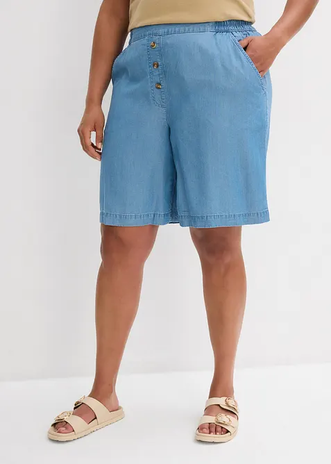 Short en Lyocell à taille élastiquée, bonprix