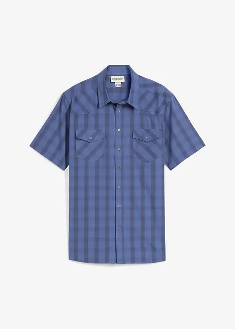 Kurzarmhemd aus reiner Baumwolle, bonprix