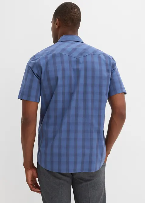 Kurzarmhemd aus reiner Baumwolle, bonprix