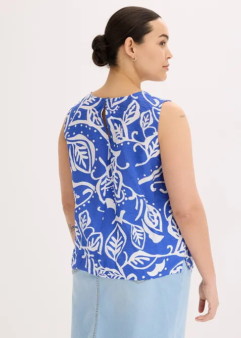 Blouse sans manches imprimée, bonprix