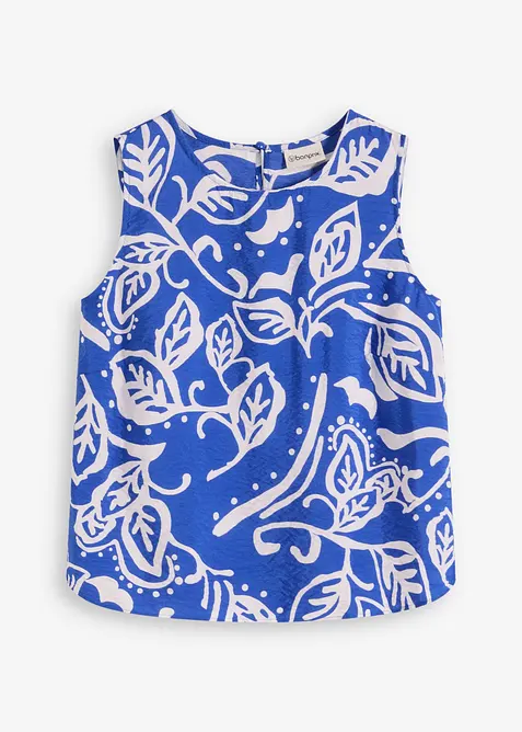 Blouse sans manches imprimée, bonprix