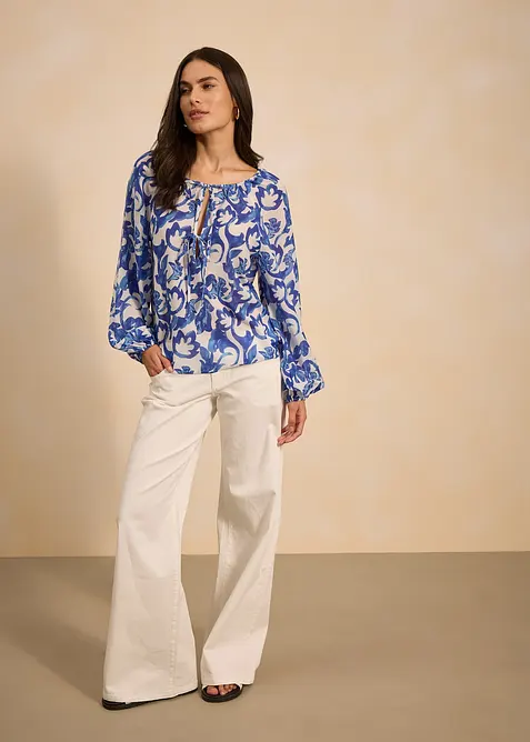 Blouse-tunique imprimée, bonprix