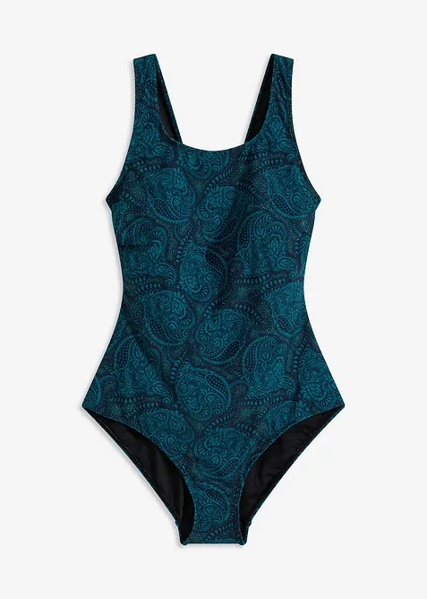 Medium Shape-Badeanzug rundum bedruckt, bonprix