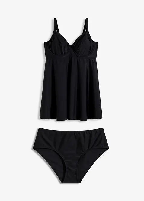 Tankini long à armatures (ens. 2 pces), bonprix