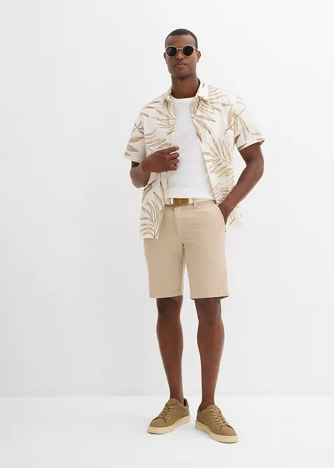 Bermuda extensible avec ceinture, Regular, bonprix