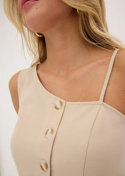 Weste mit Knopfleiste, bonprix