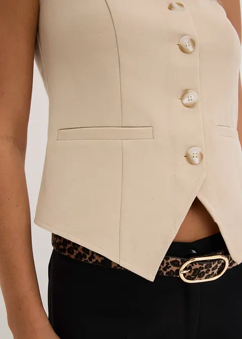 Weste mit Knopfleiste, bonprix