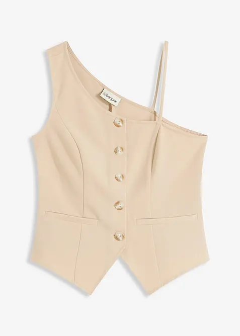 Weste mit Knopfleiste, bonprix