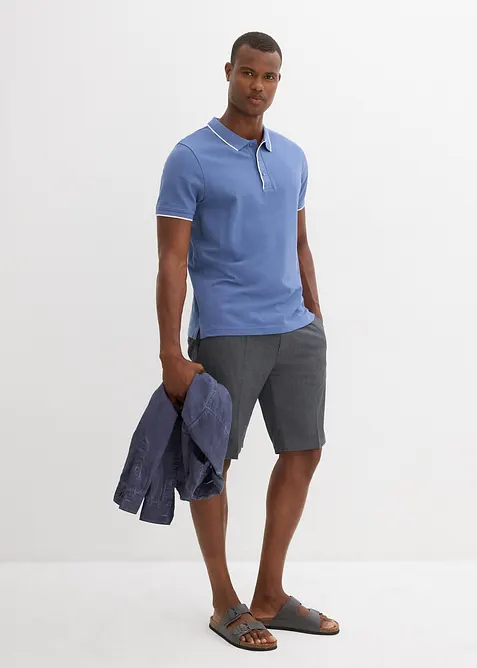 Polo en maille piquée, 100% coton, bonprix