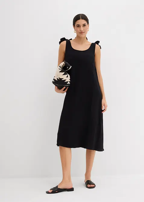 Tr&auml;gerkleid aus weichem Musselin, bonprix