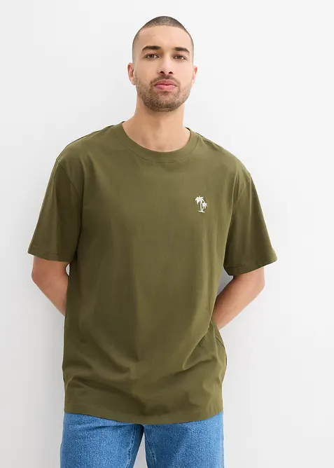 T-shirt avec imprim&eacute; dos, loose, bonprix