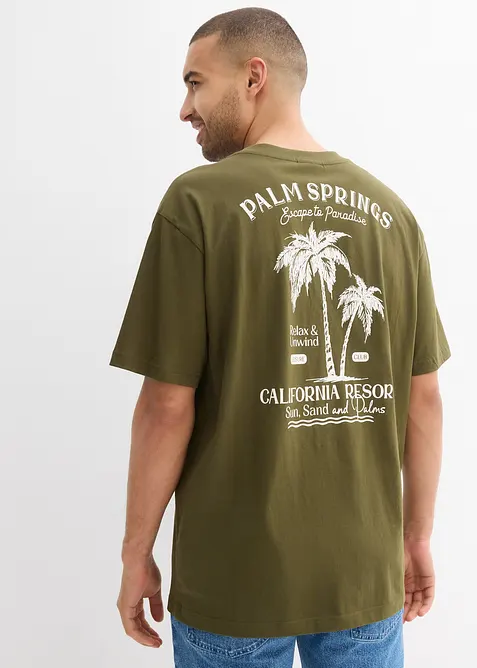 T-shirt avec imprim&eacute; dos, loose, bonprix