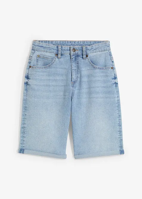 Short en jean extensible, loose, bonprix