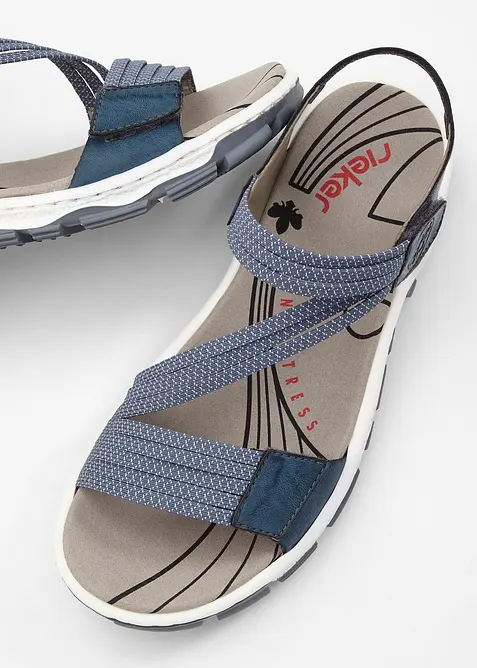 Rieker Komfort-Trekkingsandalen mit elastischen Riemen, Rieker