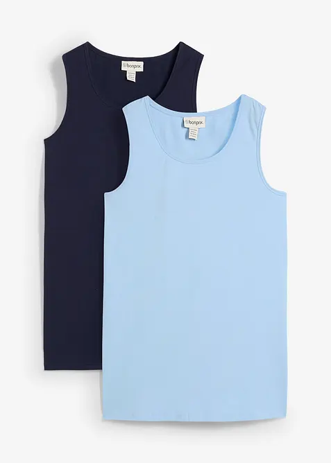 Lot de 2 longs d&eacute;bardeurs, bonprix