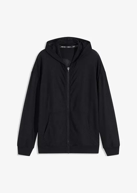 Veste de sport transparente en mesh, oversize, bonprix