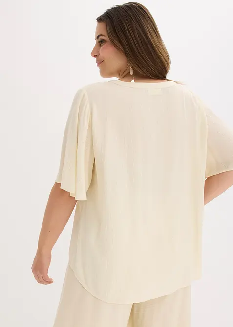 Blouse à manches papillon, bonprix