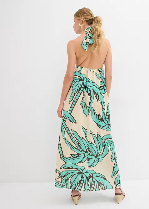 Neckholder-Kleid in A-Linie, bonprix