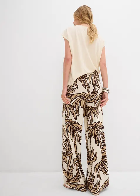 Marlenehose aus flie&szlig;ender Viskose, bonprix