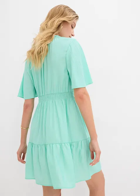 Robe courte et fluide en viscose mélangée, bonprix