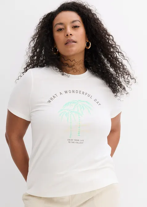 T-shirt avec imprimé, bonprix