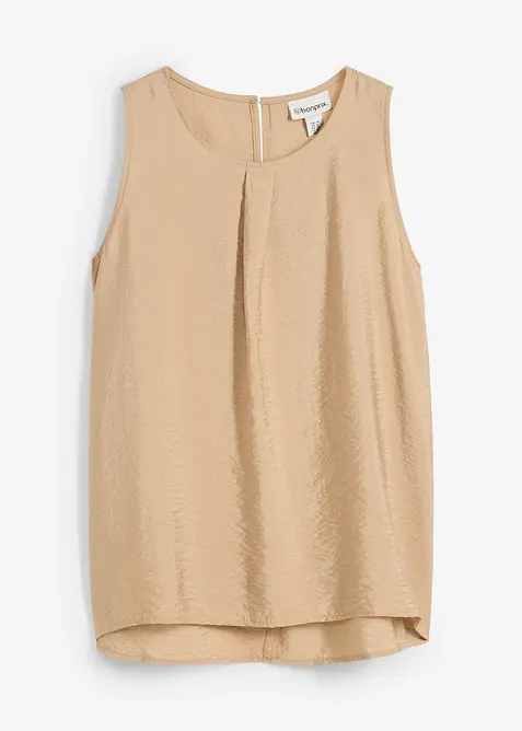 Blusentop aus fließendem Viskose-Mix, bonprix