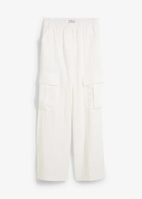 Cargohose aus fließendem Lyocell-Mix, bonprix