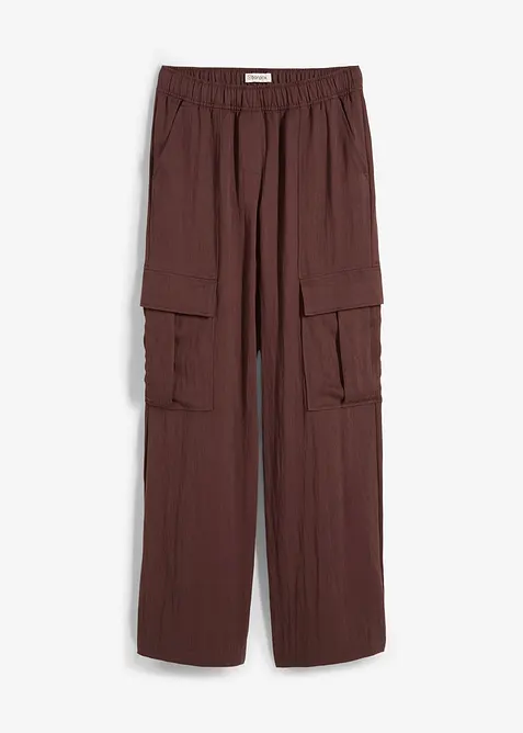 Cargohose aus fließendem Lyocell-Mix, bonprix