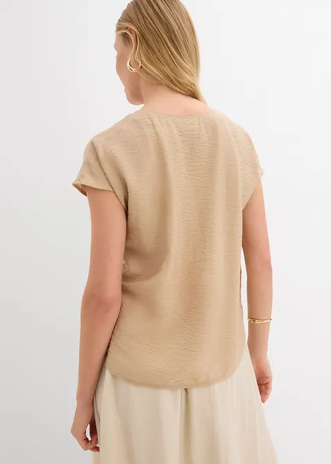Blouse fluide en viscose mélangée, bonprix