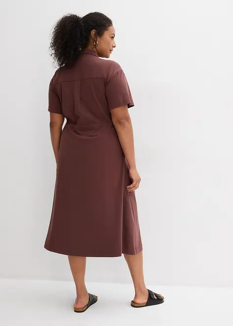 Robe en jersey coton extensible, bonprix