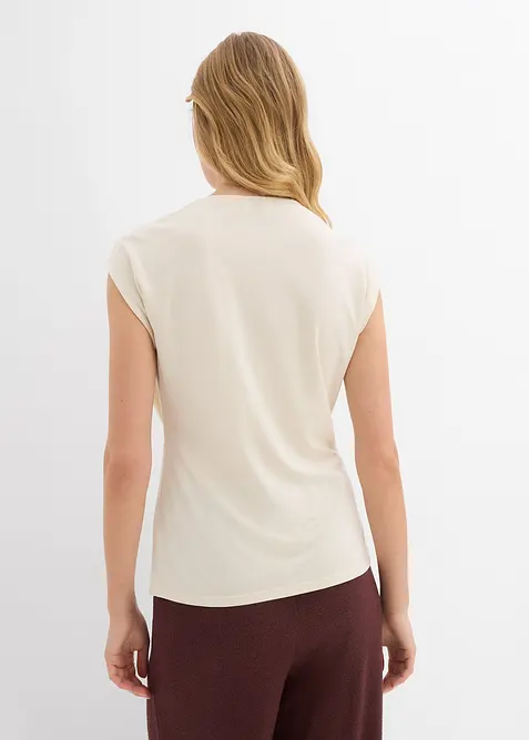 Wickelshirt aus fließendem Viskose-Mix, bonprix