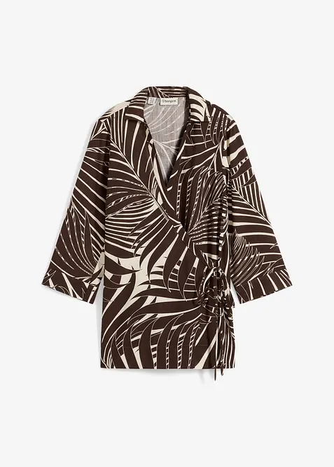 Blouse kimono aspect lin, bonprix