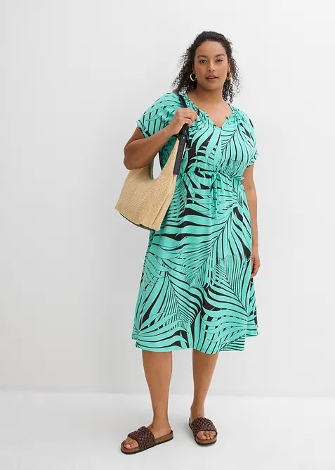 Robe fluide en jersey avec viscose, bonprix