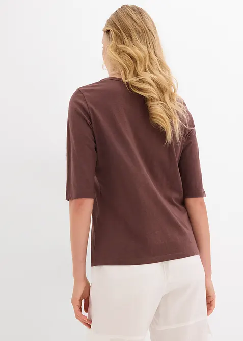 T-Shirt aus reiner Bio-Baumwolle, (2er Pack), bonprix