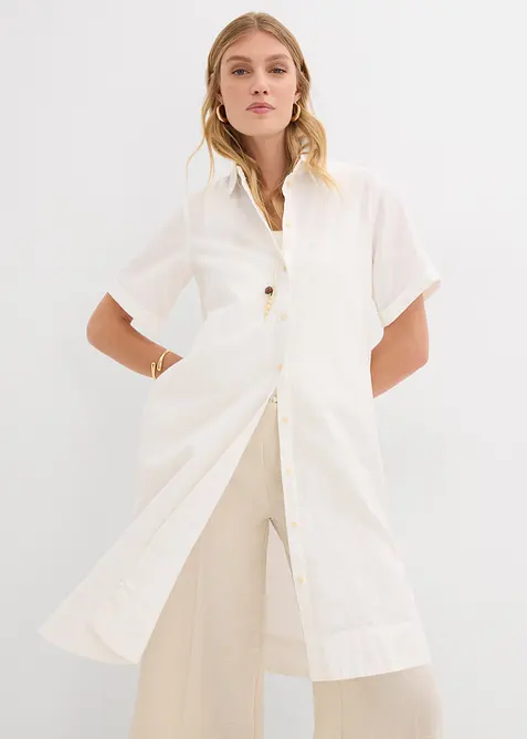 Robe-chemise 100% coton, bonprix