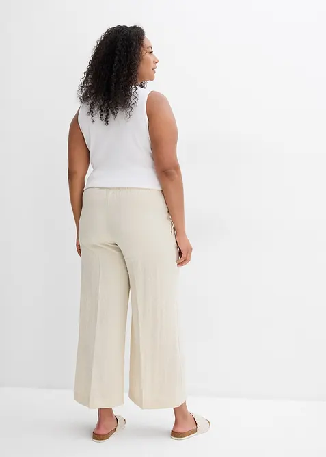 Jupe-culotte fluide en viscose mélangée, bonprix