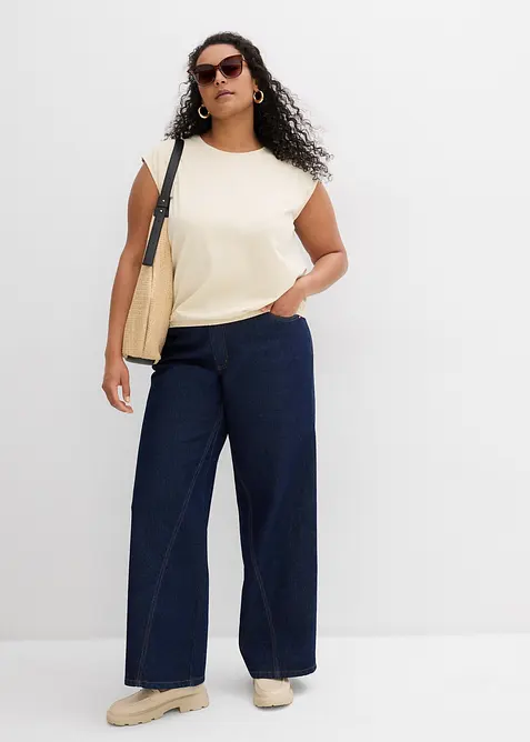 Top à base élastiquée, bonprix